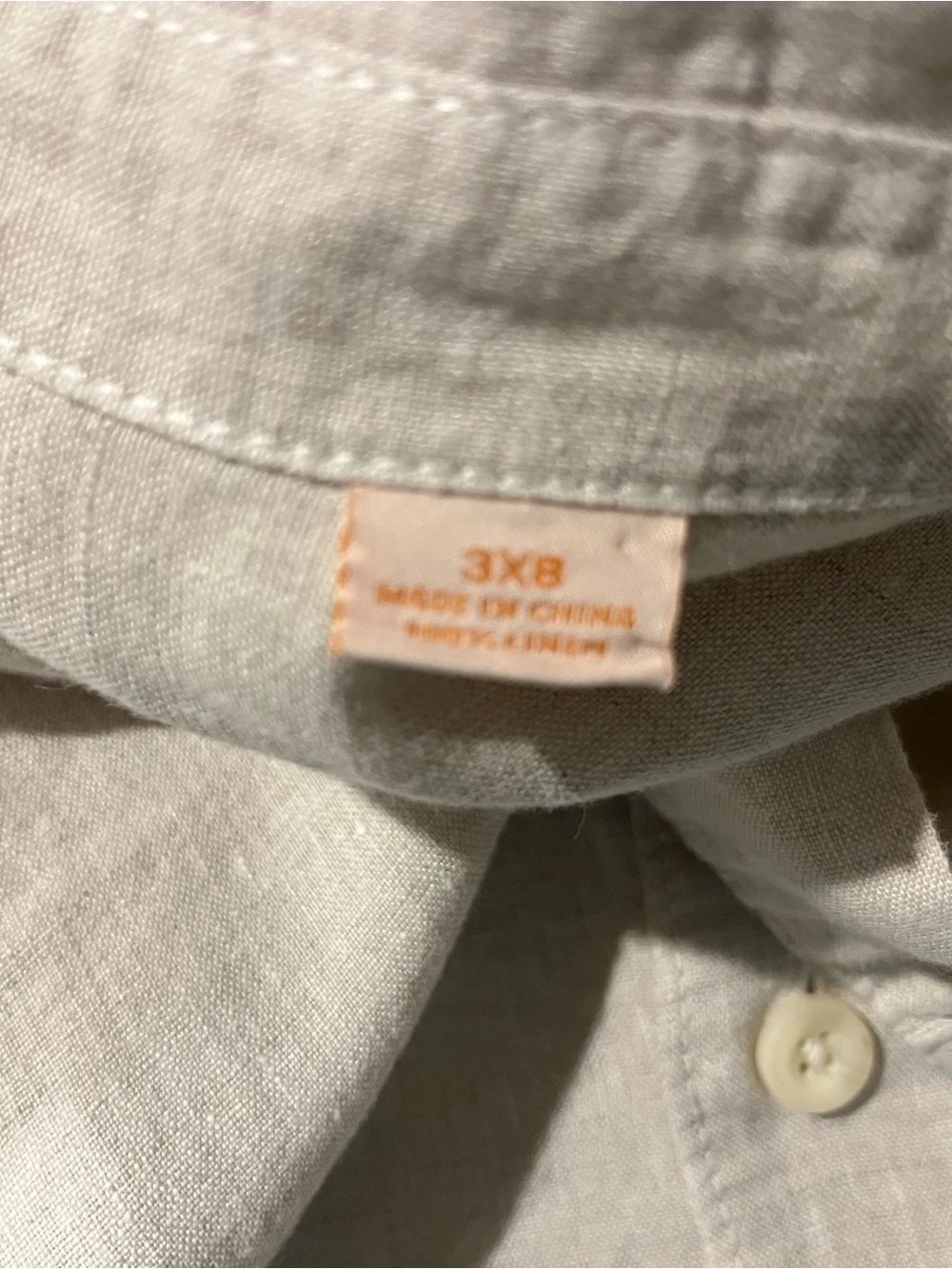 Tommy Bahama Men's Casual Lightweight Button-Down Shirt in Light Beige - Picture 2 of 3